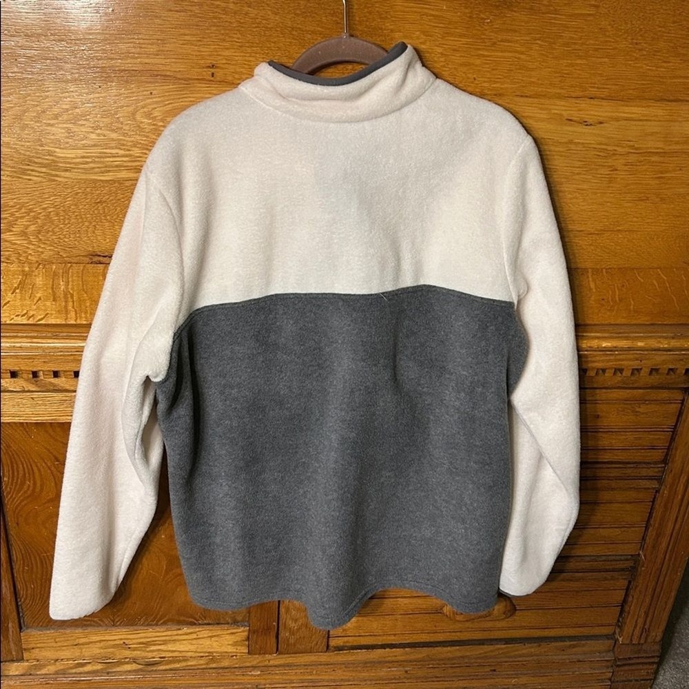 Columbia Granola Girl Gorpcore Fleece Pullover Vintage 90s Colorblock Snap Neck - Picture 2 of 8